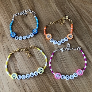 Pulseira da amizade Bluey e amigos