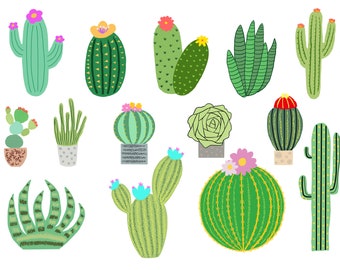Kaktus Clipart, Süßer Kaktus Clipart