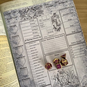 OC] I create DND playbook style character sheets for the