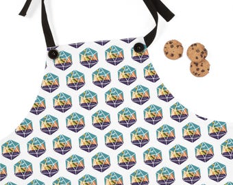 DnD Apron | Dungeons and Dragons Apron | DnD Kitchen | Gift for Gamer | Gift for Nerd | Gift for Dungeon Master | DnD Accessories