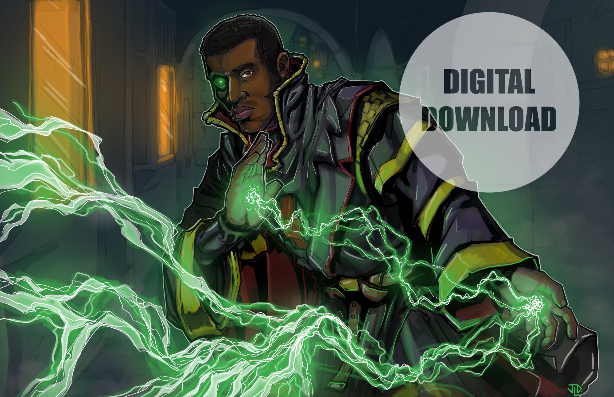 D&D Spell Art: Eldritch Blast - Instant Download - Etsy