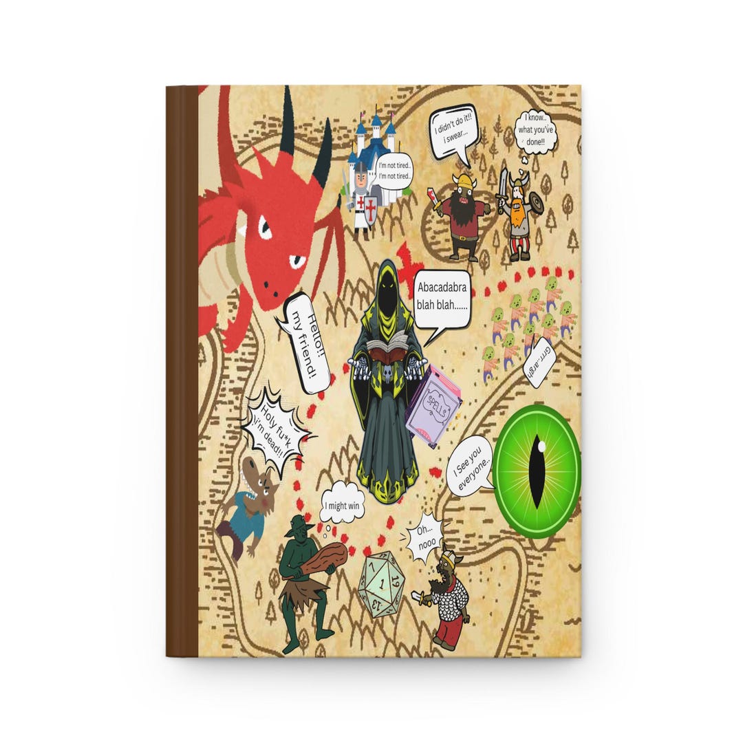 Dnd Journal, D&D Journal, Dnd Character Journal, Dnd Notebook, DM ...