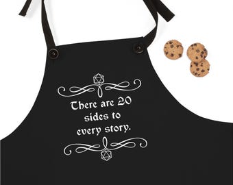 DnD Apron | Dungeons and Dragons Apron | DnD Kitchen | Gift for Gamer | Gift for Nerd | Gift for Dungeon Master | DnD Accessories