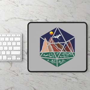 DND Dragon Gaming Mouse Pad - Dungeons & Dragons Mouse Pad, DND DM Mouse Pad
