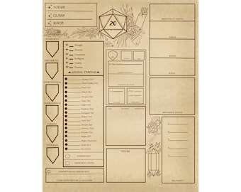 D&D Character Sheet