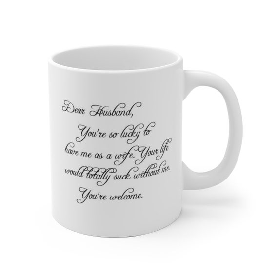 dear husband mug