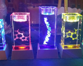 3D DNA Candle Holder 5 Piece Set