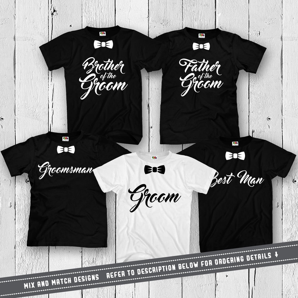 Groom And Groomsmen Shirts Bachelor Party T Shirts Wedding Etsy