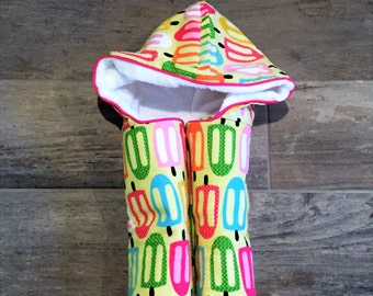 Fruit Punch Popsy Hooded Towel- Baby Hooded Towels - Kids Hooded Towel - Baby Bath Towel - Beach Pool Swim Towel- baby shower gift