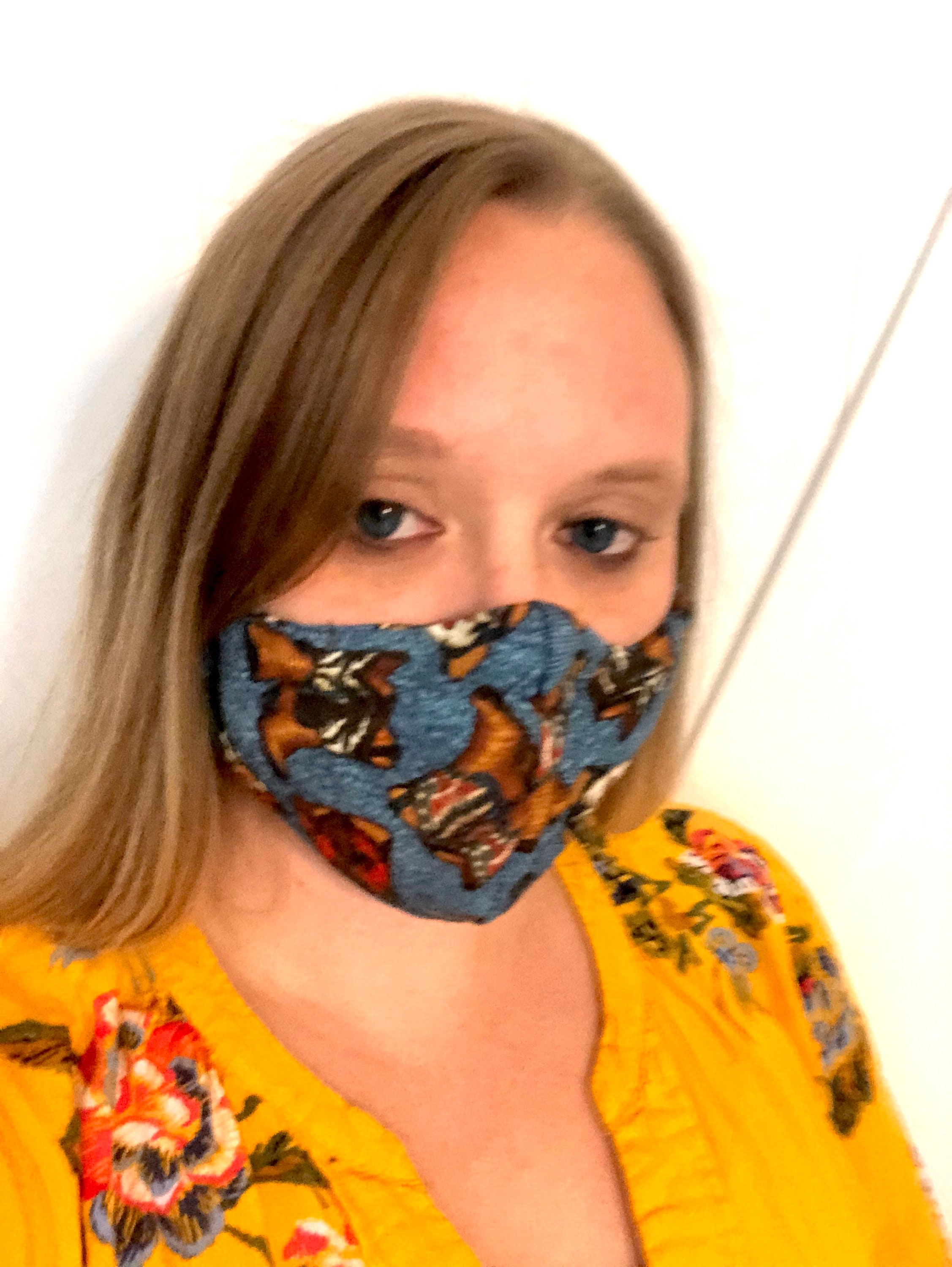 Boot Face Mask with filter pocket Etsy