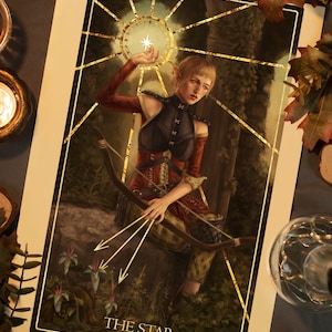 XVII - The Star | Dragon Age Art Print | Tarot Card