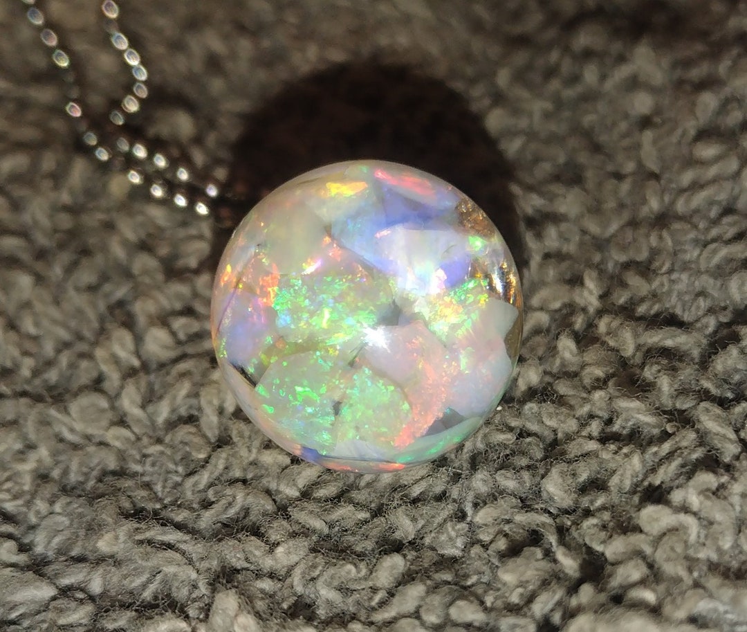 Floating Opal Jewelry Pendant Australia Crystal Opal AO Etsy