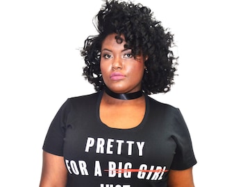 Plus Size Clothing Black Long T Shirt with Sleeves Size LG XL 2X 3X 4X
