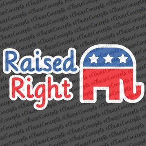 Conservatief T-shirtontwerp met afbeelding rechts omhoog | Sublimatieontwerp | SVG, JPG, PNG, PDF | Cricut, Silhouette Studio Cut-bestand