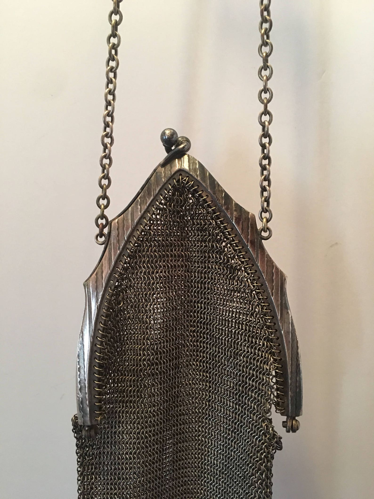 Metal Mesh Purse Evening Bag 1930's Antique Vintage Etsy