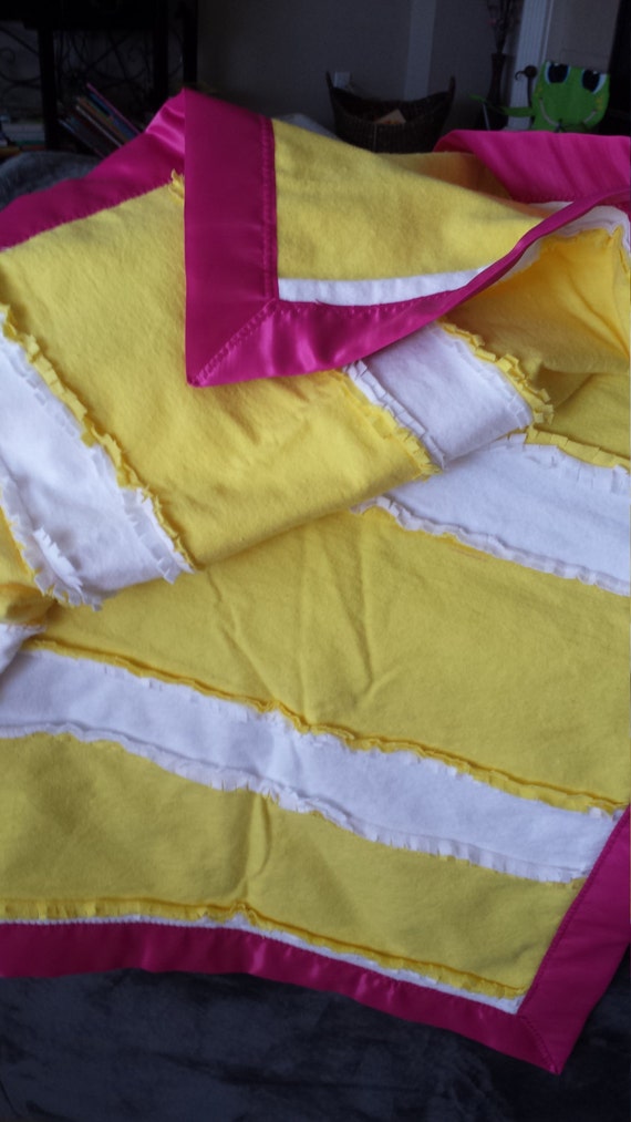 Unique Baby Trendy Blanket with Satin Ruffle Edges | eBay
