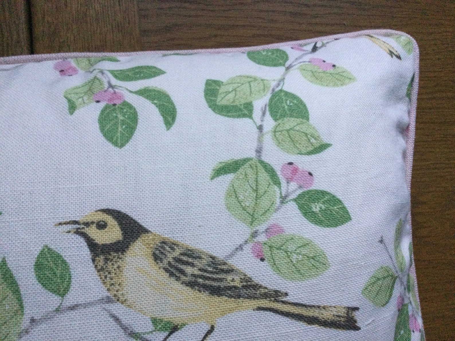 New Laura Ashley Aviary Garden Birds Apple 16 Cushion Etsy