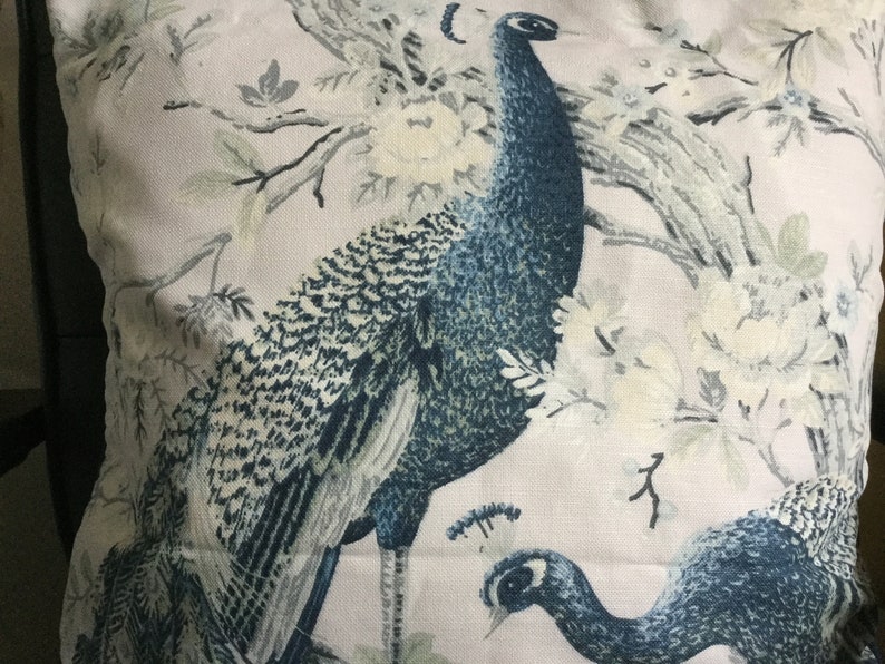 18 Laura Ashley Belvedere Midnight Blue Fabric Cushion Etsy UK