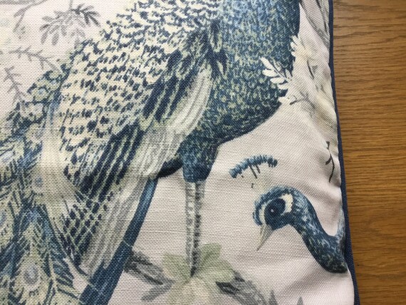 16 Cushion Cover in Laura Ashley Belvedere Peacock 