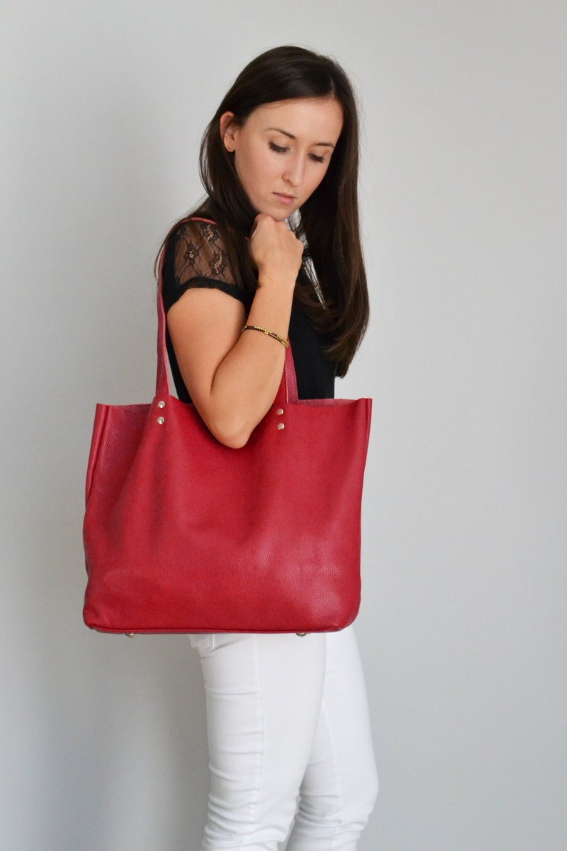 Tan Tote Bag Large Tote Bag BROWN LEATHER Tote Leather Laptop Bag Women/'s Bag Leather Tote ROME bag -