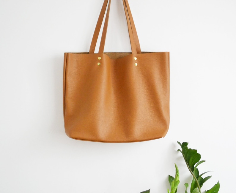 Tan Tote Bag Large Tote Bag BROWN LEATHER Tote Leather Laptop Bag Women/'s Bag Leather Tote ROME bag -