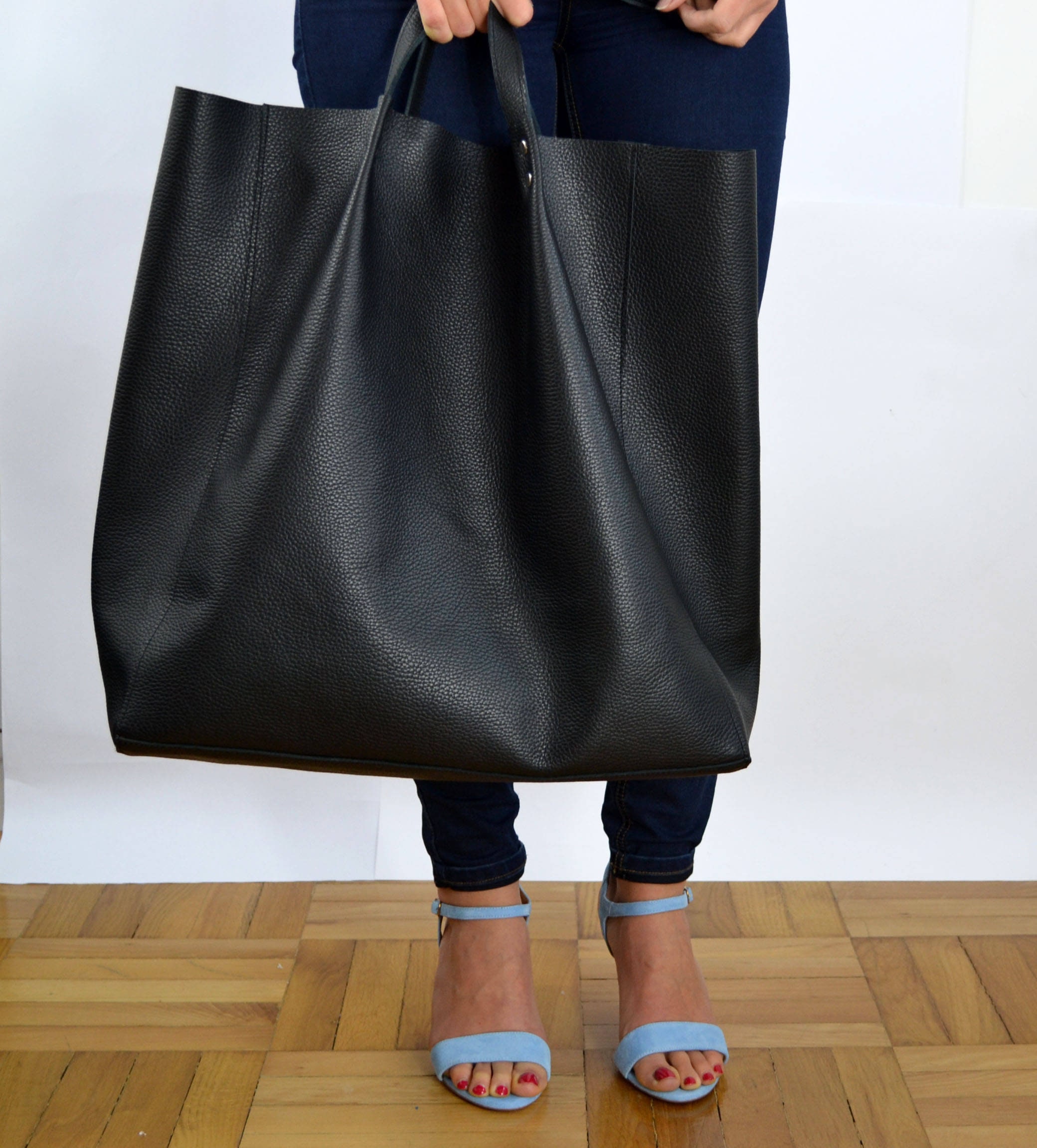 Black Tote Bags Online India Black Shoulder Tote Bag  PLOR