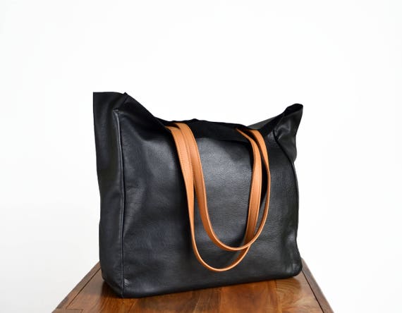 ★EMIS★ WIDE VINTAGE TOTE BAGBLACK m1037_1334544 WIDE VINTAGE TOTE BAG-BLACK - EMIS