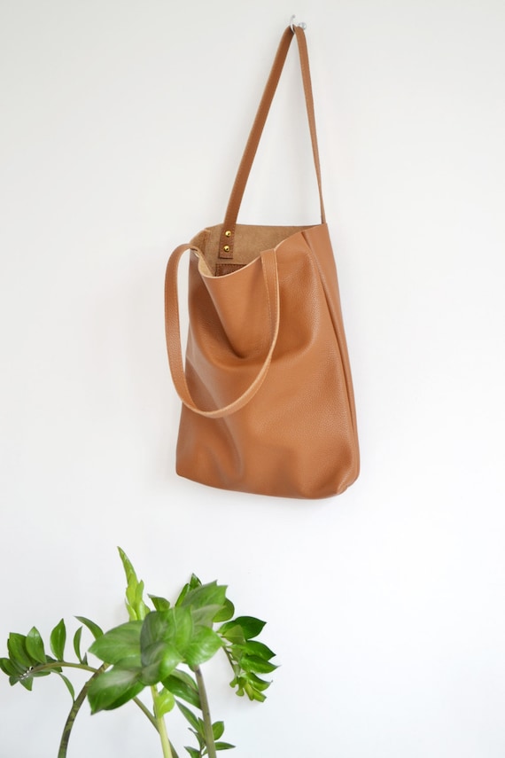 Tan Tote Bag Large Tote Bag BROWN LEATHER Tote Leather Laptop Bag Women/'s Bag Leather Tote ROME bag -