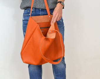 バッグ Mulberry nappa leather tote bag orange Dorset leather tote Mulberry Orange in Leather - 42896177