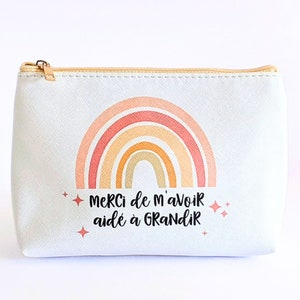 Merci de m'avoir aidé à grandir - Cadeau fin d'année scolaire | Merci maîtresse, maître, atsem, aesh, nounou, crèche, baby-sitter (...)