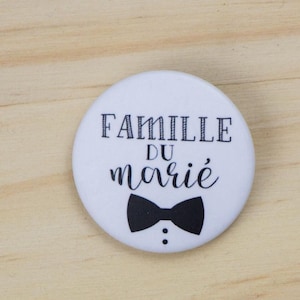 Wedding badge Family of the groom image 1