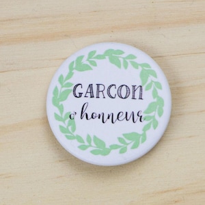 Wedding best man badge