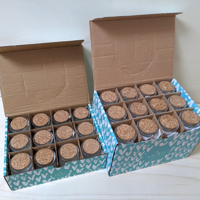 1224 Candles in a Glass Jar With Cork Lid Round Label Etsy