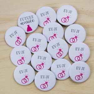 15 Bachelorette Party Badges 1 Bride-to-be image 1