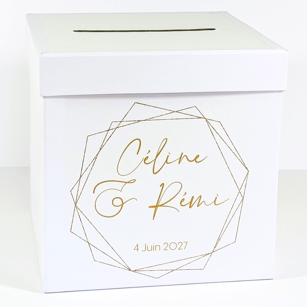 Personalized Ballot Box | Personalized Cardboard Ballot Box - Gold ...