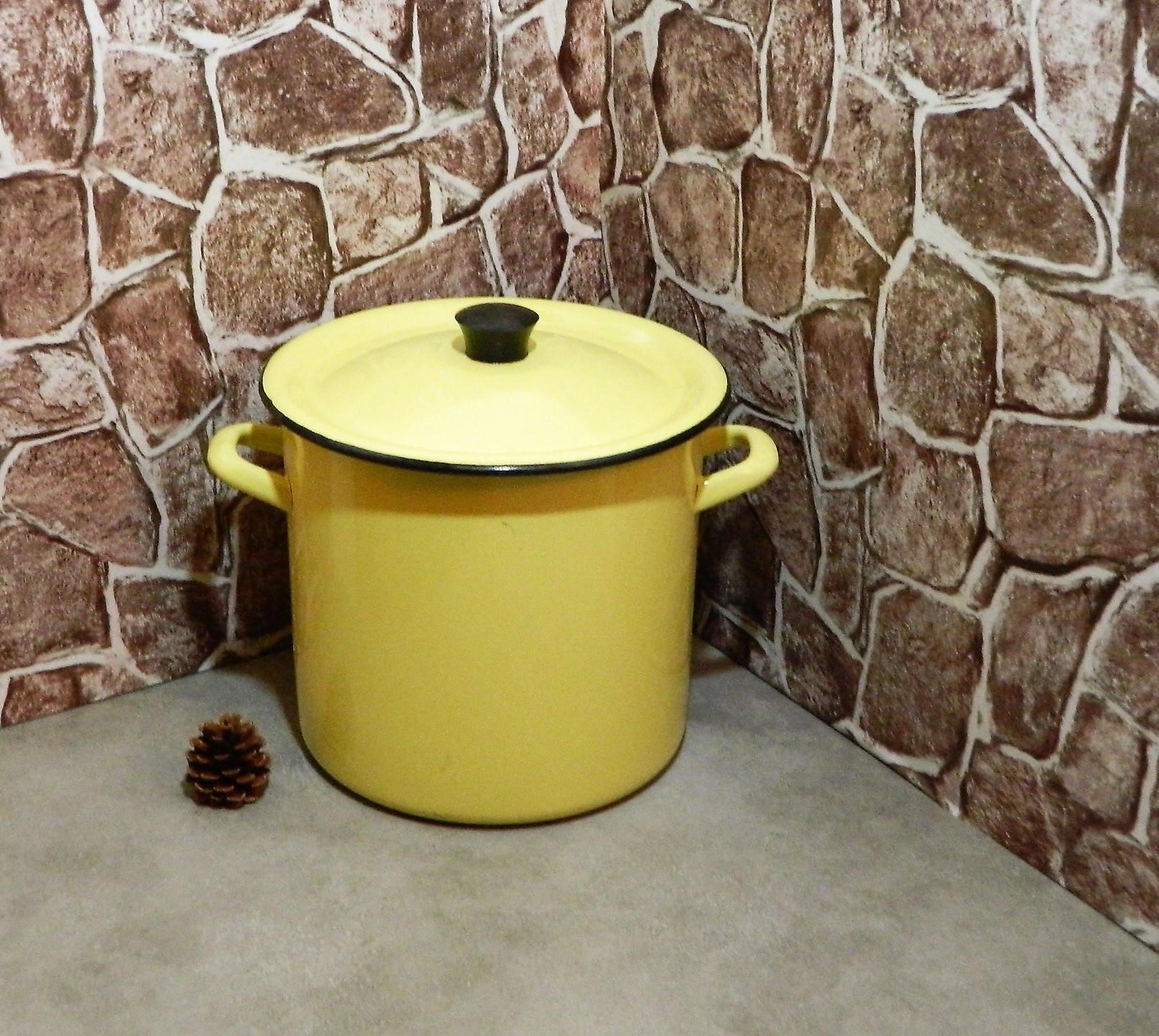 Enamel pot enamel pots French enamel cooking pot large Etsy
