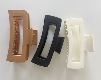 Set of 3 Large Oversized Hair Claw, 5 Inch Hair Claw, for  display picture 1
