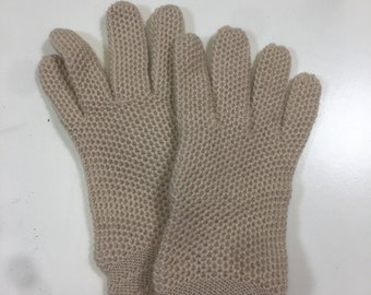 Wiratex Nagelneu Beige WinterHandschuhe Kinder Kinder Unikat Kleidung Sowjetische Kleidung