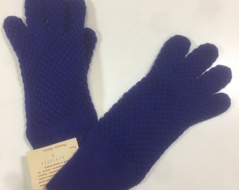 Wiratex Brand New Gloves USSR Vintage Blue