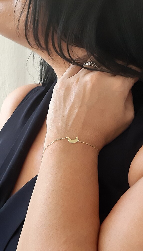 Half moon bracelet clearance