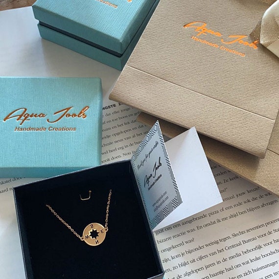 Solid Gold Palm Tree Necklace in 14k 