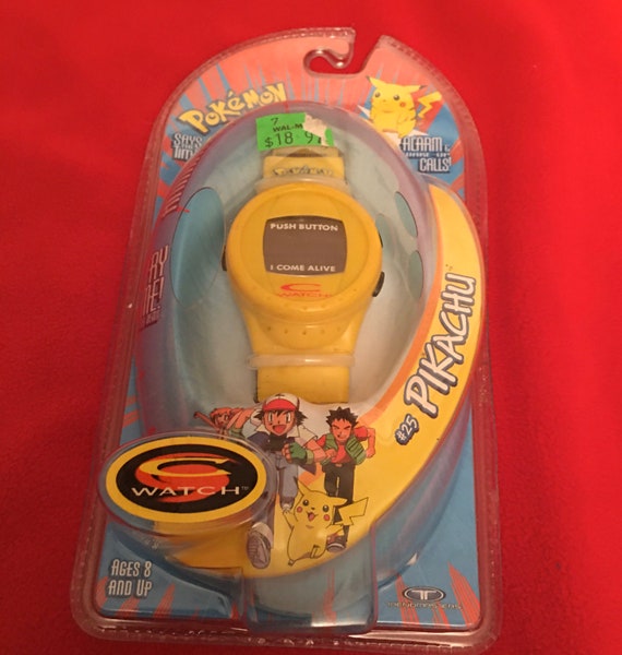Vintage Pokémon Pikachu Wrist Watch