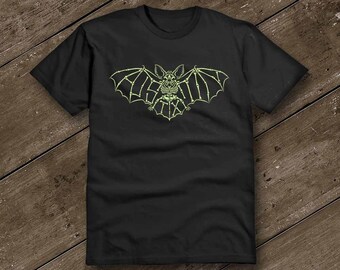 Austin qui brille dans le T-Shirt de jeunesse sombre chauve-souris