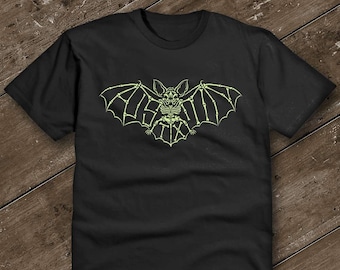 T-shirt chauve-souris phosphorescente Austin