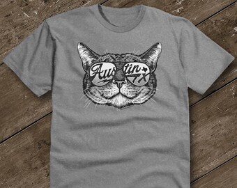 T-Shirt chat ombragé