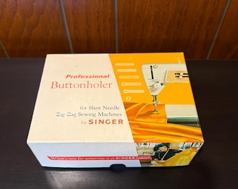 Vintage Singer Professional Buttonholer for Slant Needle Zig-Zag Sewing Machines Part No. 102577 - Please read for condition.