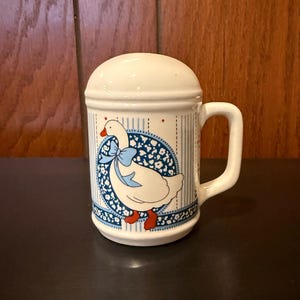 Vintage B&D Blue Ribbon Country Goose Pepper Shaker