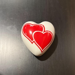 Takahashi Counterpoint Side By Side Heart Shaped Trinket Box
