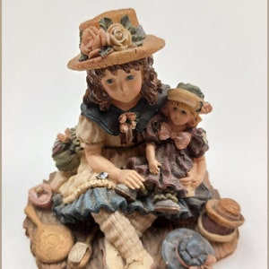 Yesterdays Child Ashley with Chrissie Dress Up, Figurine, Boyds The Dollstone Collection