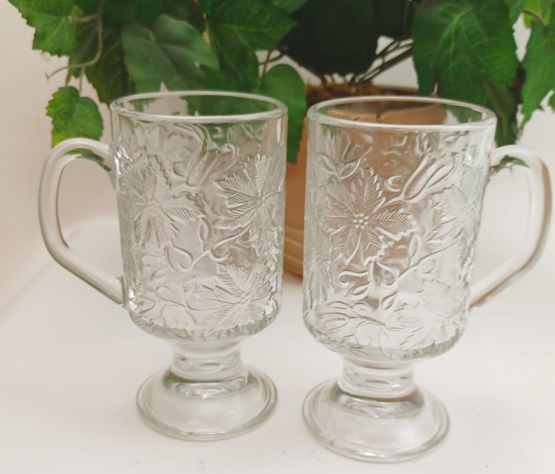 2 Hot Beverage Mugs Princess House Fantasia Etsy